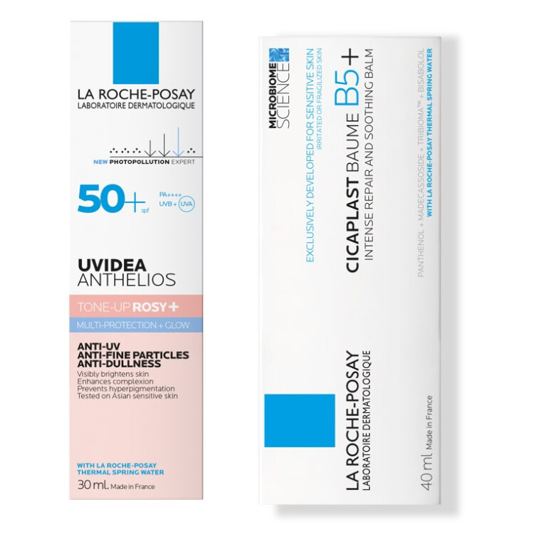 【数量限定】ラロッシュポゼ UVイデアXL プロテクション トーンアップローズ＋CICAメディカルキット