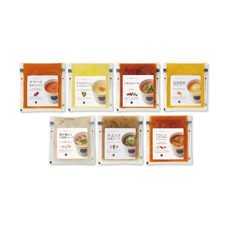 【メーカー直送品】105877A　スープストックトーキョー　野菜を味わうスープ７個セット