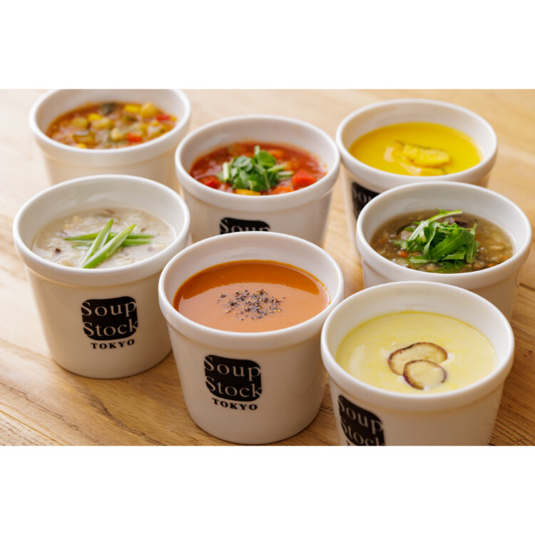 【メーカー直送品】105877A　スープストックトーキョー　野菜を味わうスープ７個セット