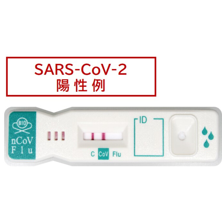【第1類医薬品】【使用期限：2026年3月以降】一般用新型コロナウイルス・インフルエンザウイルス抗原同時検査キット KBM ラインチェック nCoV/Flu（一般用）1回用