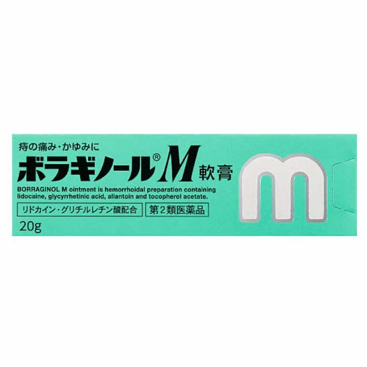 【第2類医薬品】ボラギノールＭ軟膏　２０Ｇ