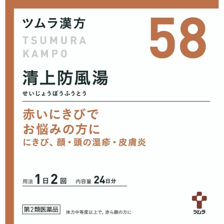 【第2類医薬品】ツムラ漢方清上防風湯エキス顆粒(58)　４８包