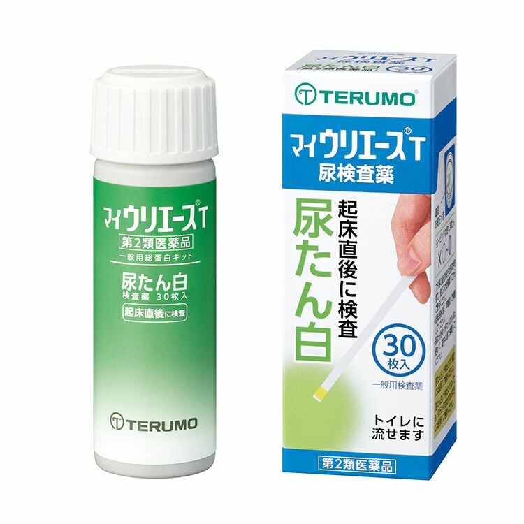 【第2類医薬品】尿たん白検査薬「マイウリエースＴ」　３０枚入り