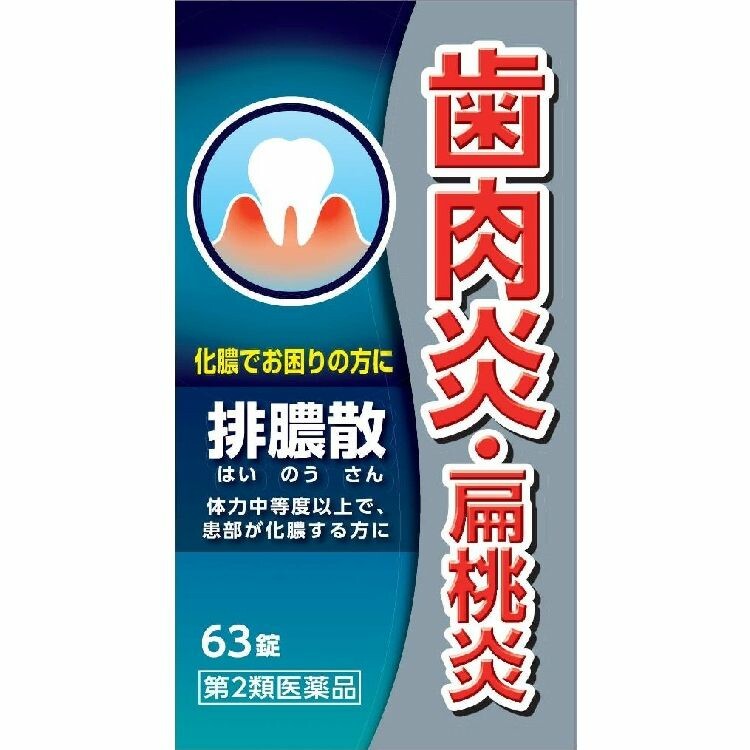 【第2類医薬品】排膿散エキス錠Ｊ　　６３錠