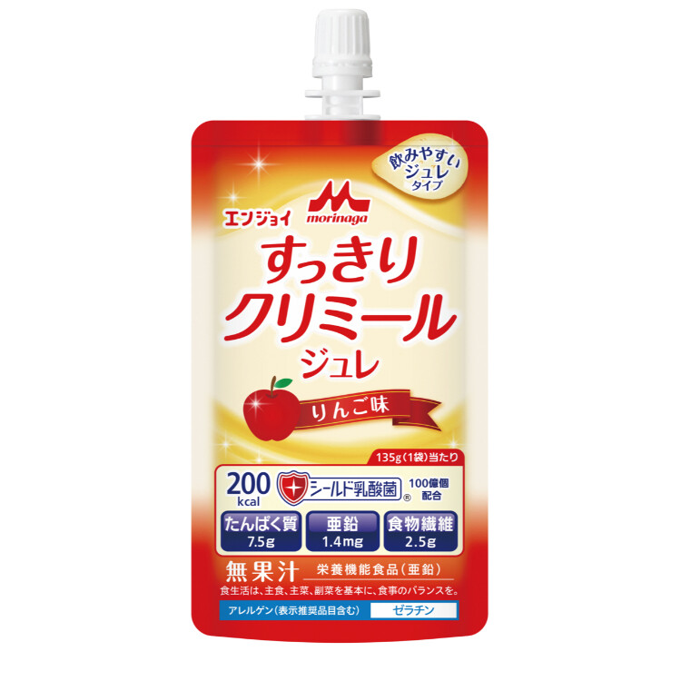 【メーカー直送品】エンジョイすっきりクリミールジュレ（りんご味）135g×24袋