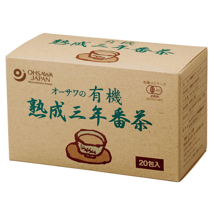 オーサワの有機熟成三年番茶（ティーバッグ）36g（1.8g×20包）