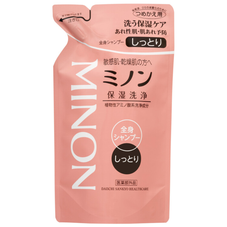 ミノン全身シャンプーしっとりタイプ詰替 380ML