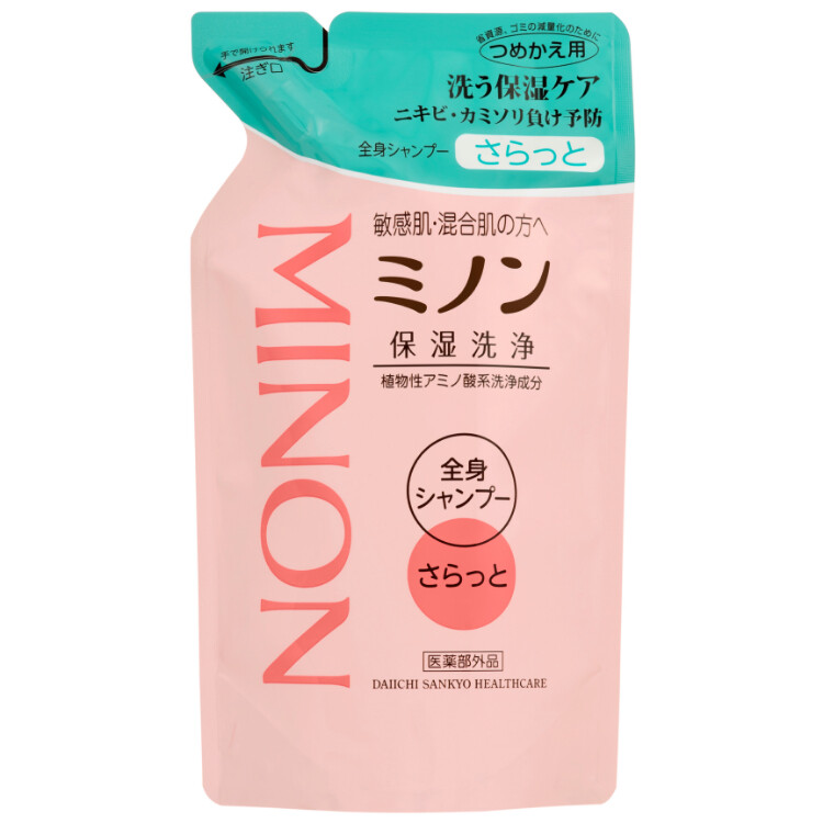 ミノン全身シャンプーさらっとタイプ詰替 380ML