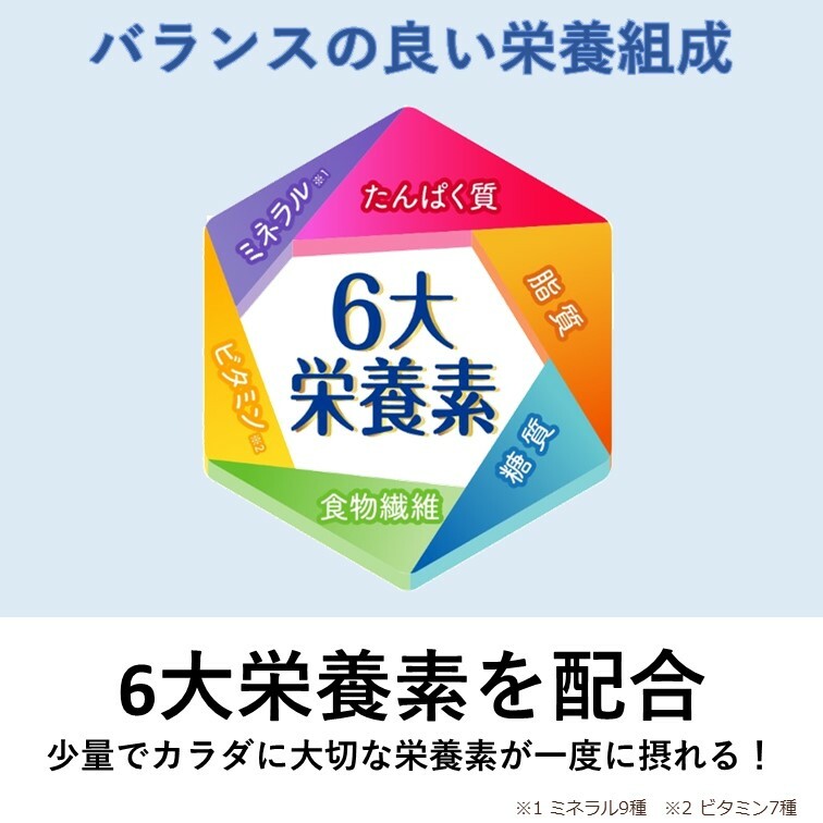 バランスの良い栄養組成